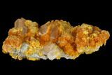 Orpiment with Barite Crystals - Peru #133102-1